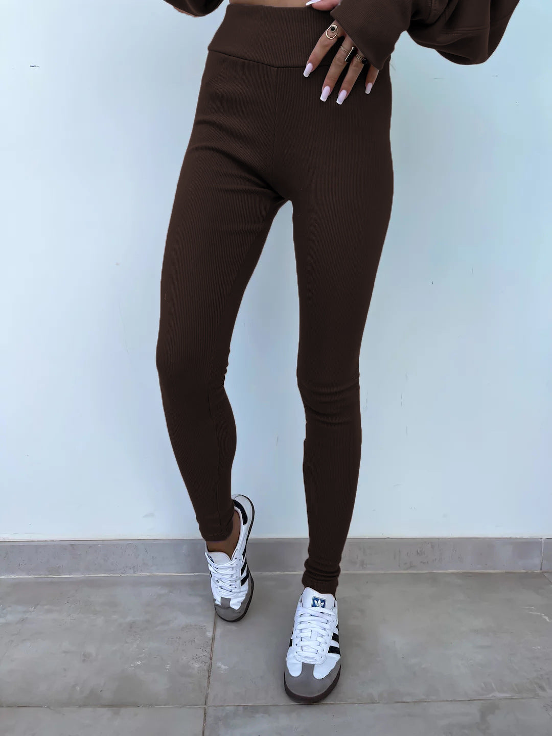 Women's Spring and Autumn Sports Hoodie Long Sleeve Solid Color Hoodie Casual Set Yoga Two Piece Set Outdoor Running Fitness Set