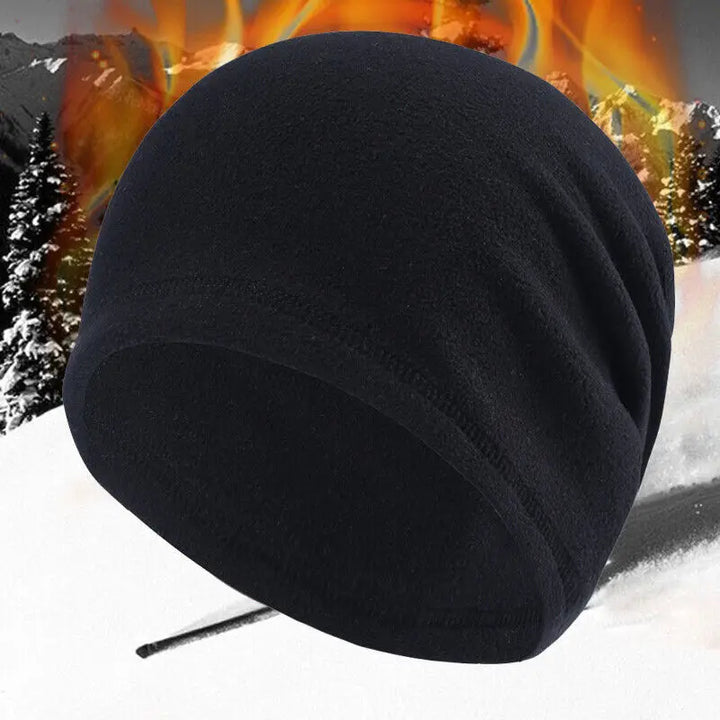 Windproof Skull Cap Helmet Liner Winter Cold Weather Thermal Cycling Beanie Hat for Men Women
