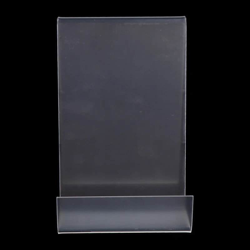 Transparent Acrylic Bookshelf Stand Book Display Stand Album Notebook Stand Desk Storage Rack Office Accessories