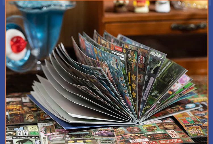 Mr. Paper 1Style 30Sheets/bag Retrospective Voice Cut Film Sticker Book Creative Handbook DIY Scrapbook Notebook Mugs Dairy Card