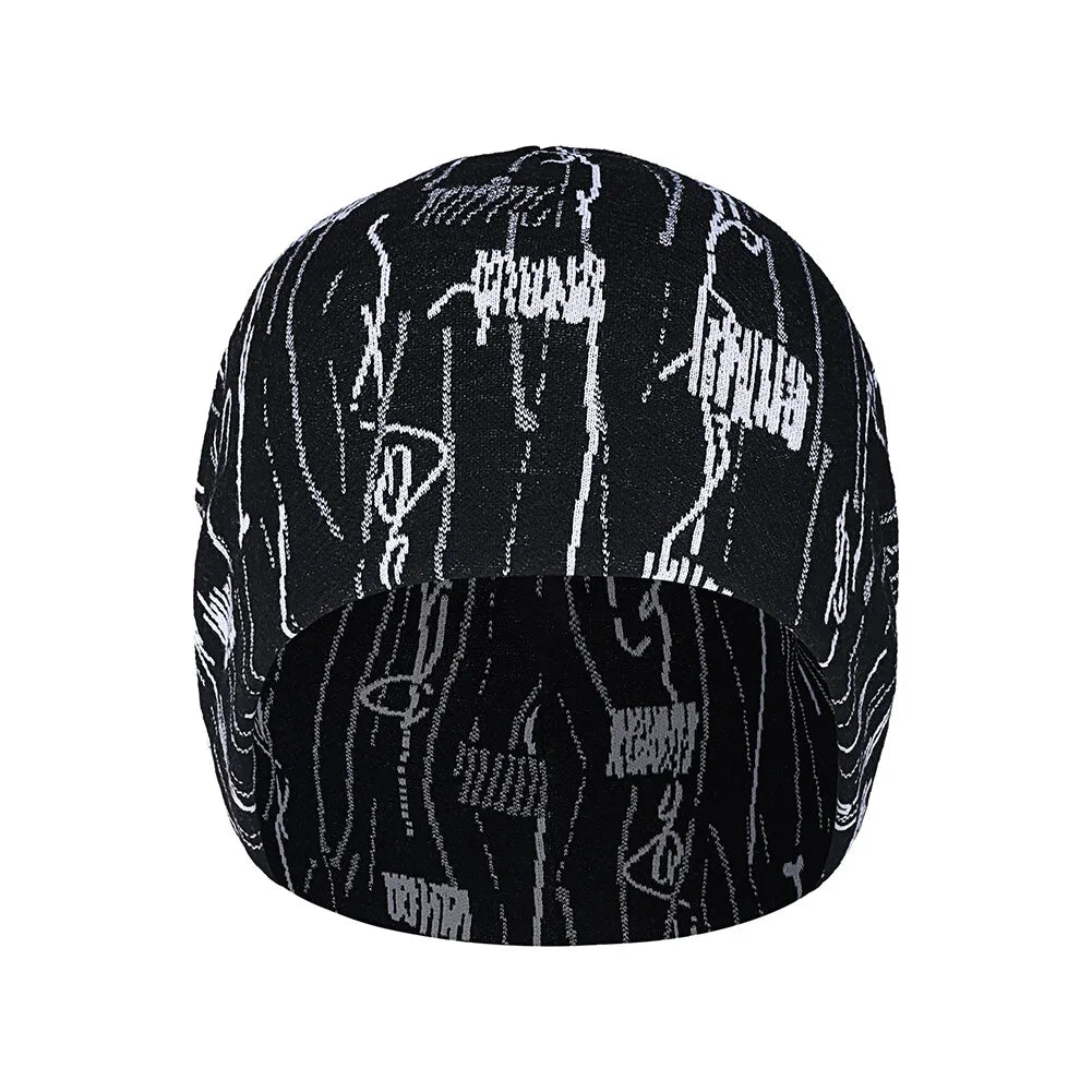 Winter Cycling Cap Skull Cap Helmet Liner Skullies Windproof Thermal Beanie Hat for Outdoor Sports Running Skiing Slouchy Hat