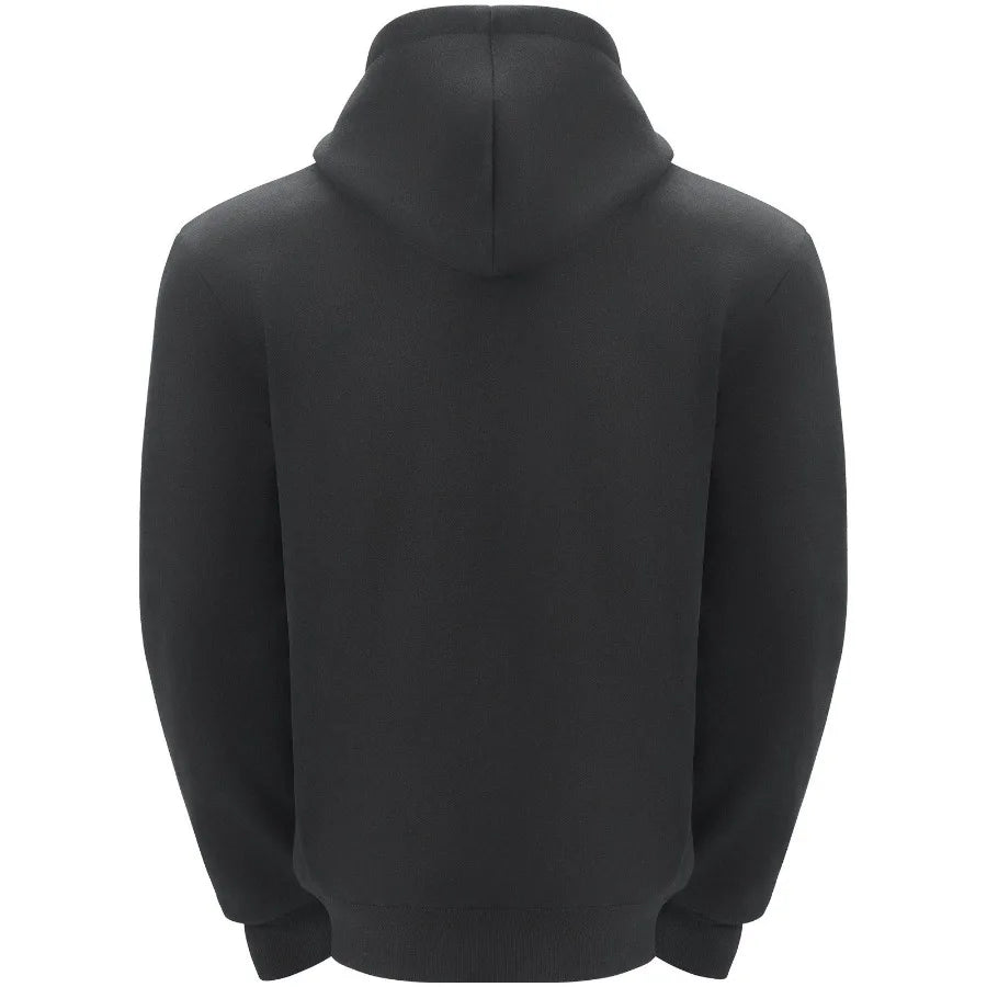Heated Hoodie Sweatshirt Zip Up Unisex with Battery for MenWomen S Black